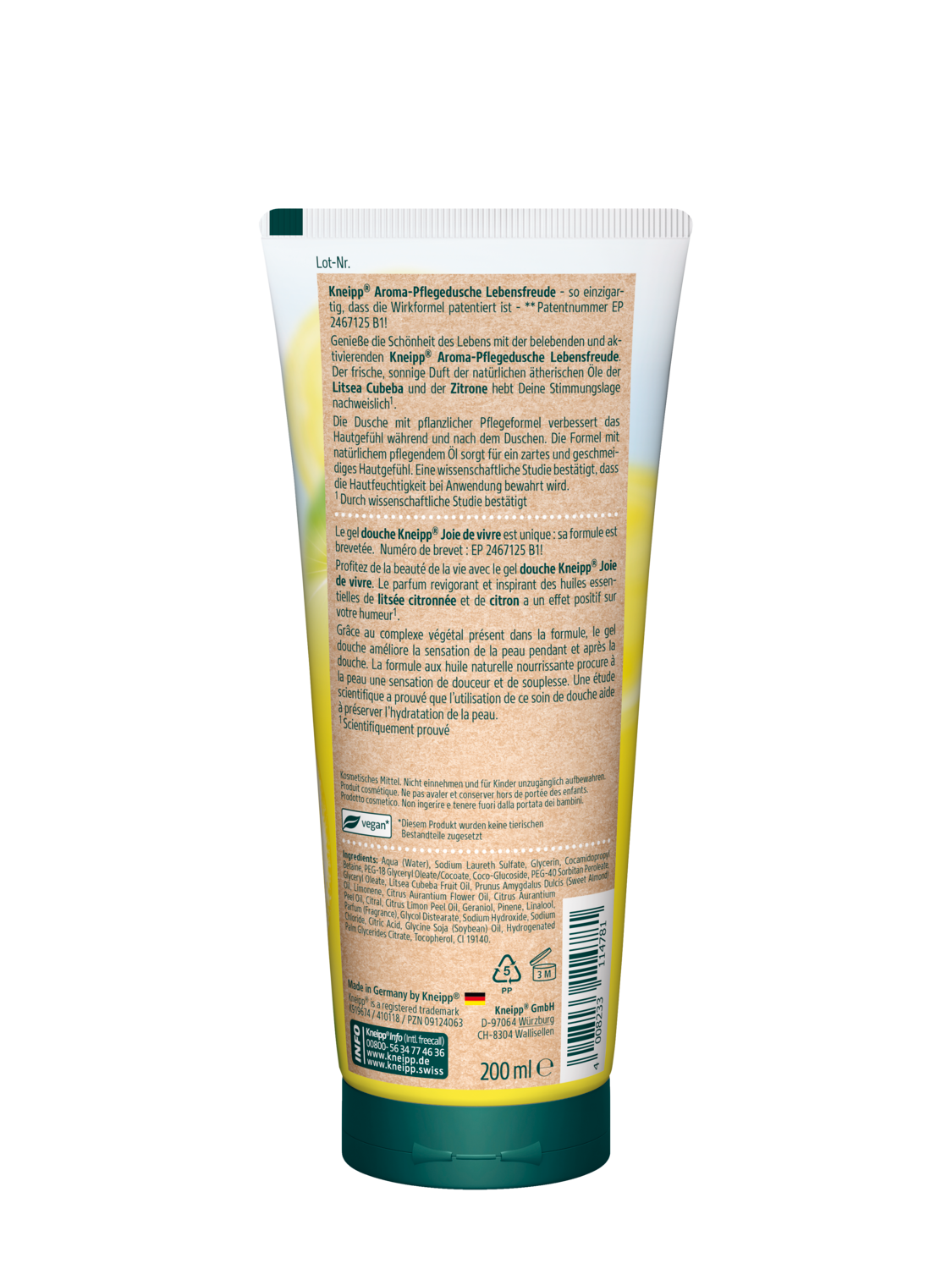 Aroma-Pflegedusche Lebensfreude - R&uuml;ckansicht