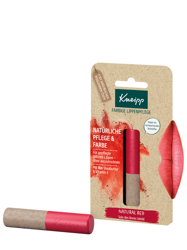 Farbige Lippenpflege Natural Red