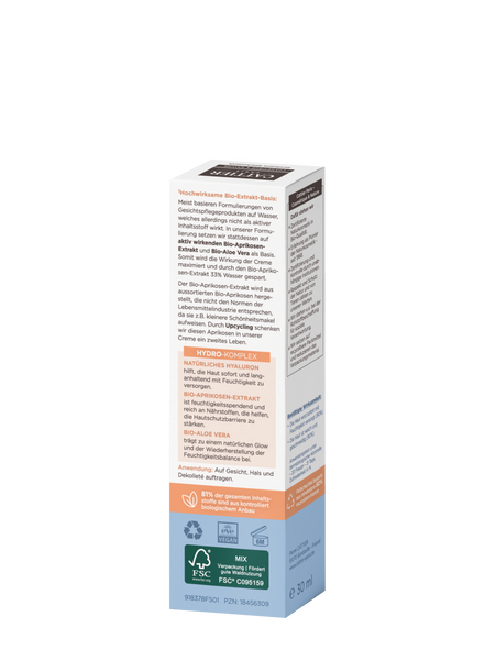 Cattier Feuchtigkeits-Tagescreme - Rückansicht