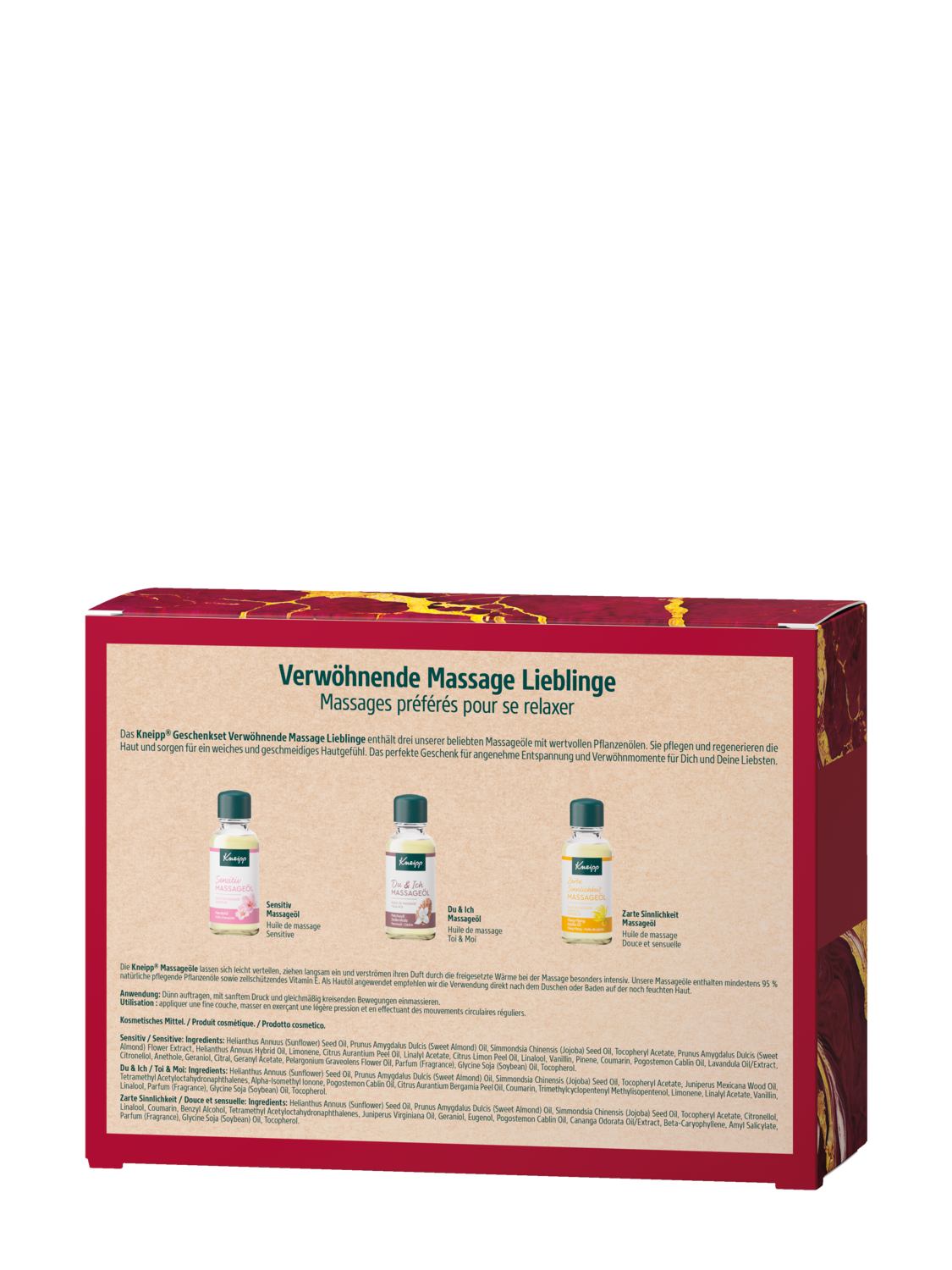 Verw&ouml;hnende Massage Lieblinge - R&uuml;ckansicht