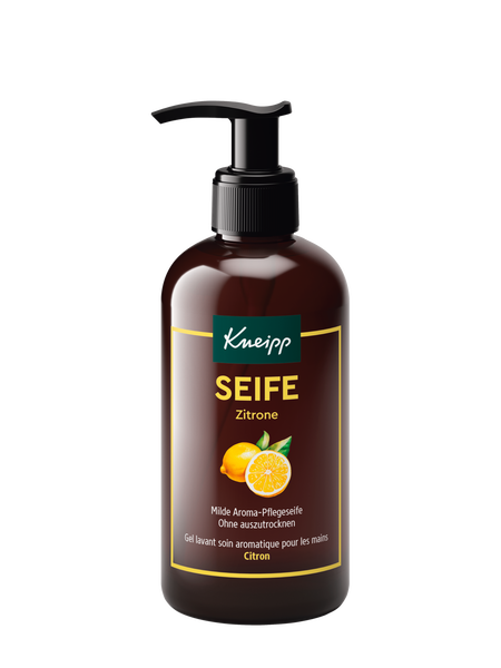 Milde Aroma-Pflegeseife Zitrone - Vorderansicht