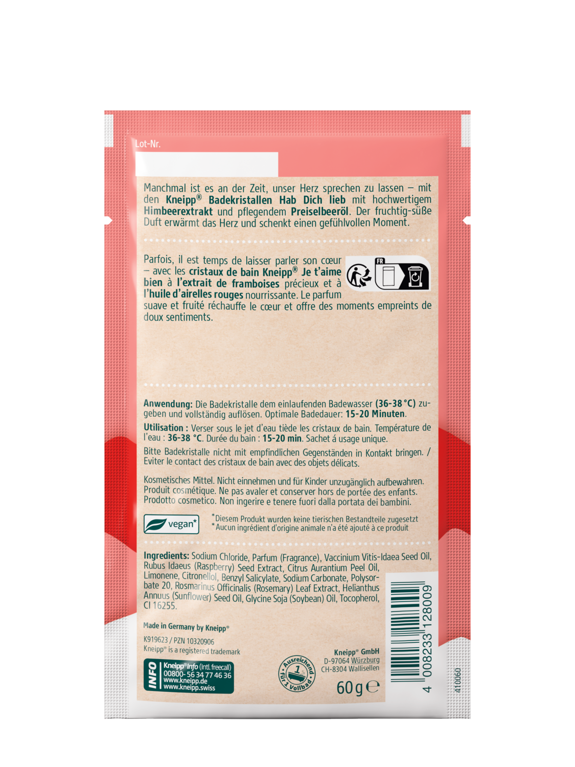 Badekristalle Hab Dich lieb - R&uuml;ckansicht