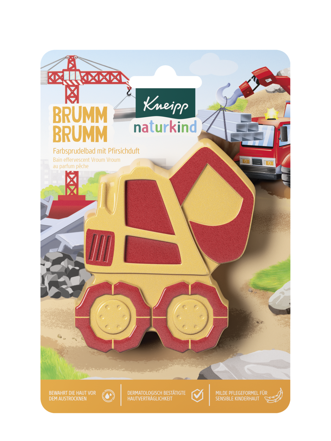 Naturkind Farbsprudelbad Brumm Brumm - Vorderansicht
