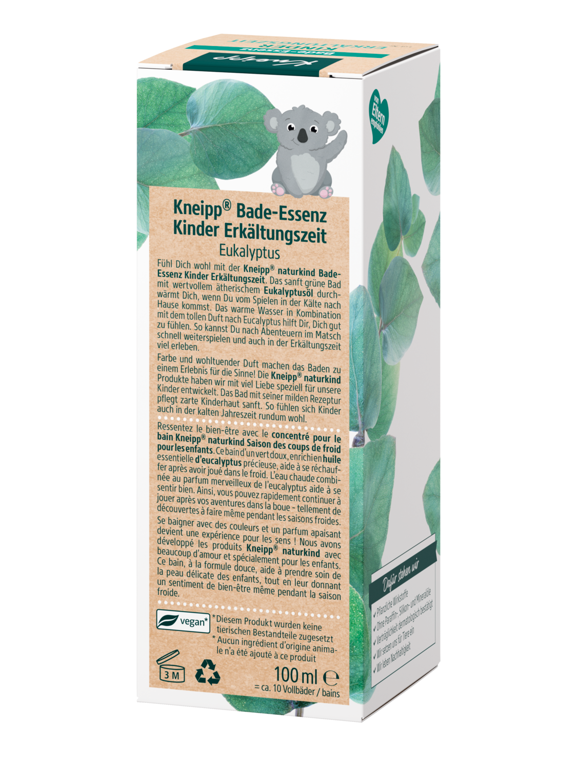 Naturkind Bade-Essenz Kinder Erk&auml;ltungszeit - R&uuml;ckansicht