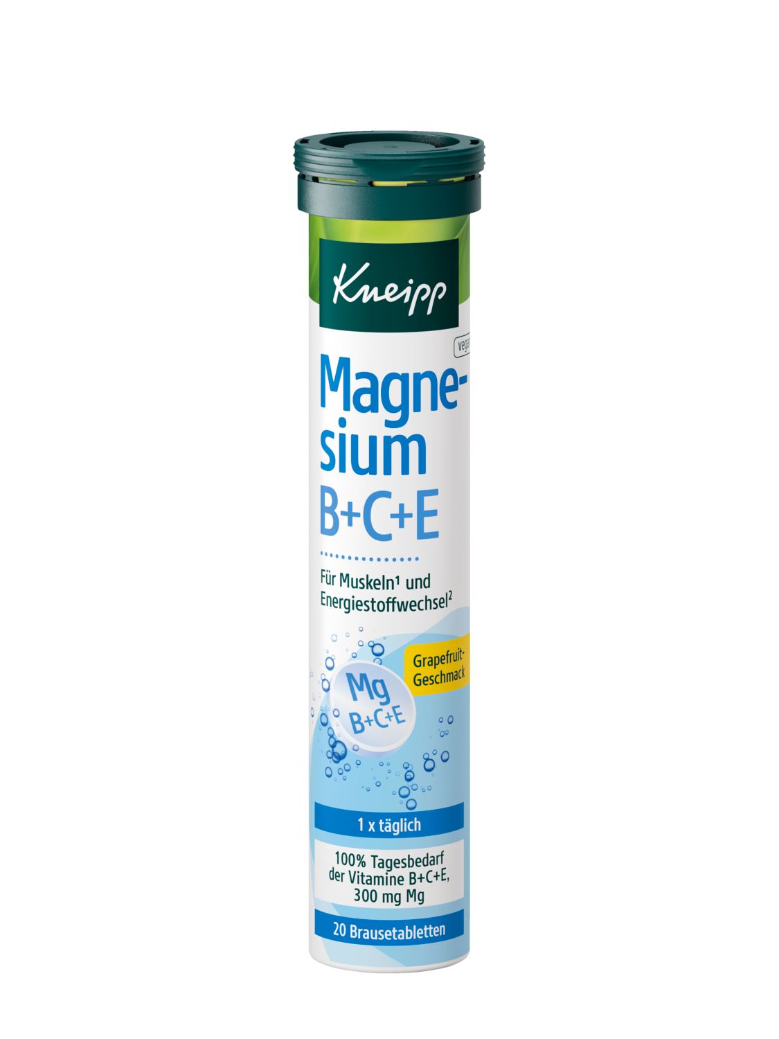 Magnesium u. Vitamin B+C+E - Vorderansicht