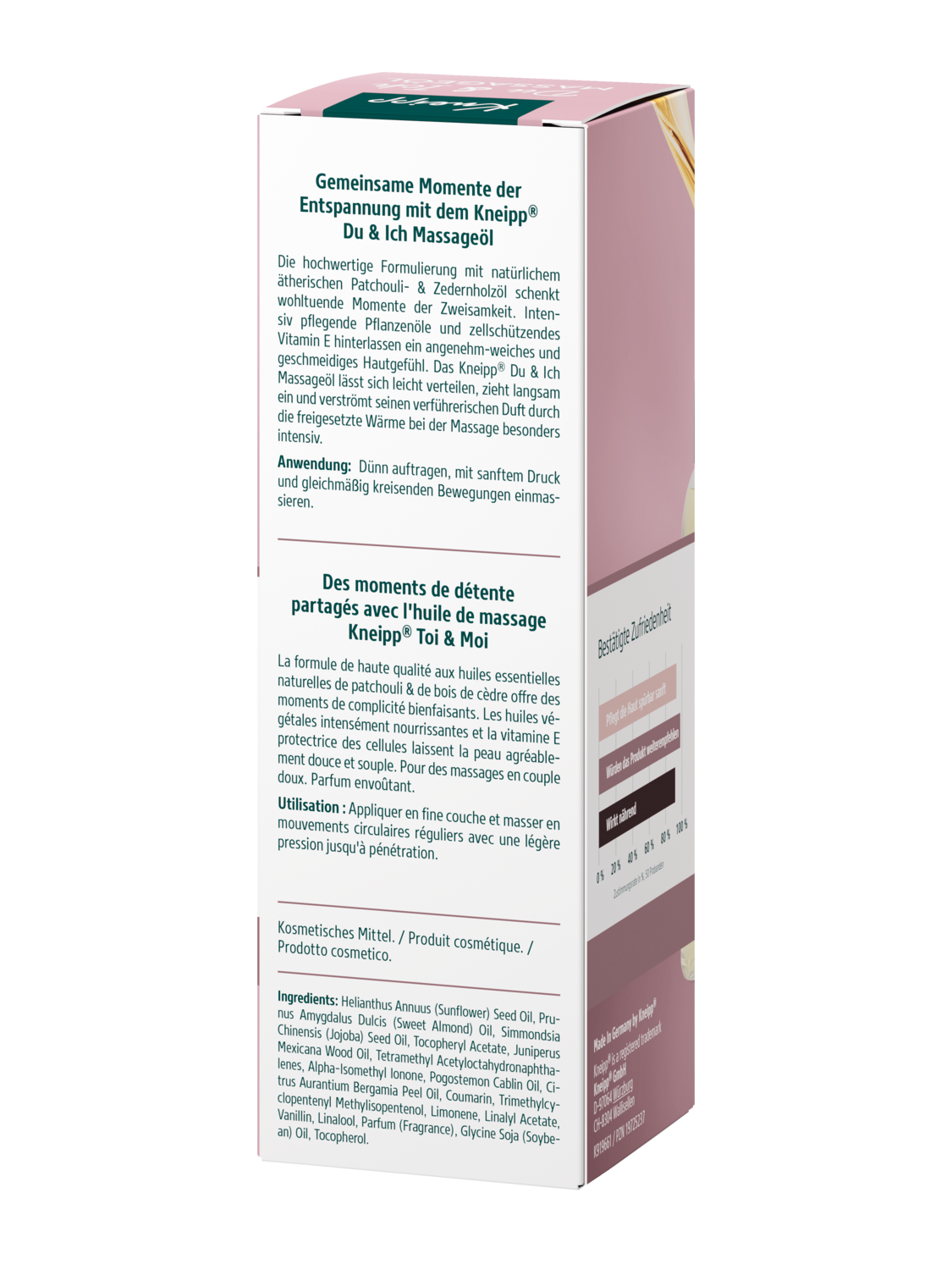 Du + Ich Massage&ouml;l - R&uuml;ckansicht