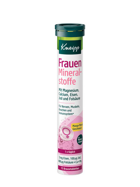 Frauen Mineralstoffe Brausetabletten - Vorderansicht
