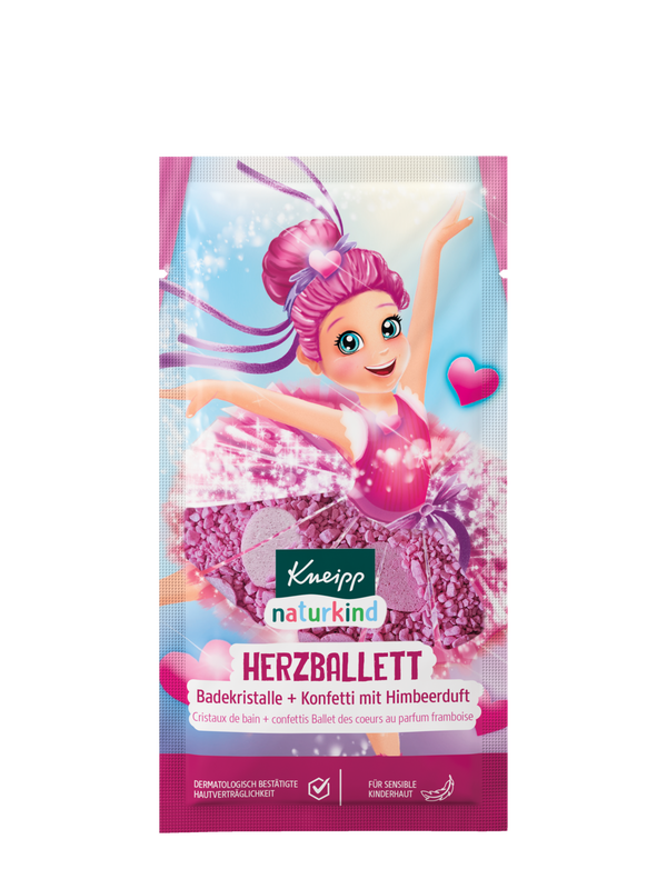 Naturkind Badekristalle + Konfetti Herzballett