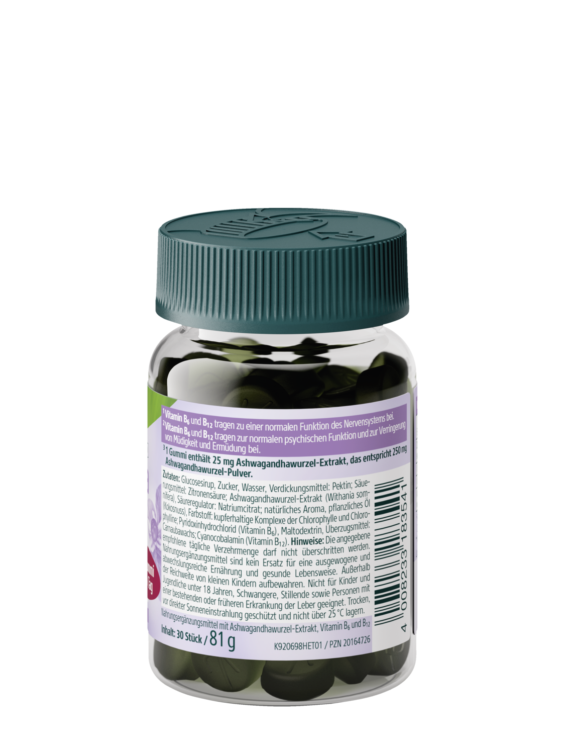 Ashwagandha Gummies - Rechte Ansicht