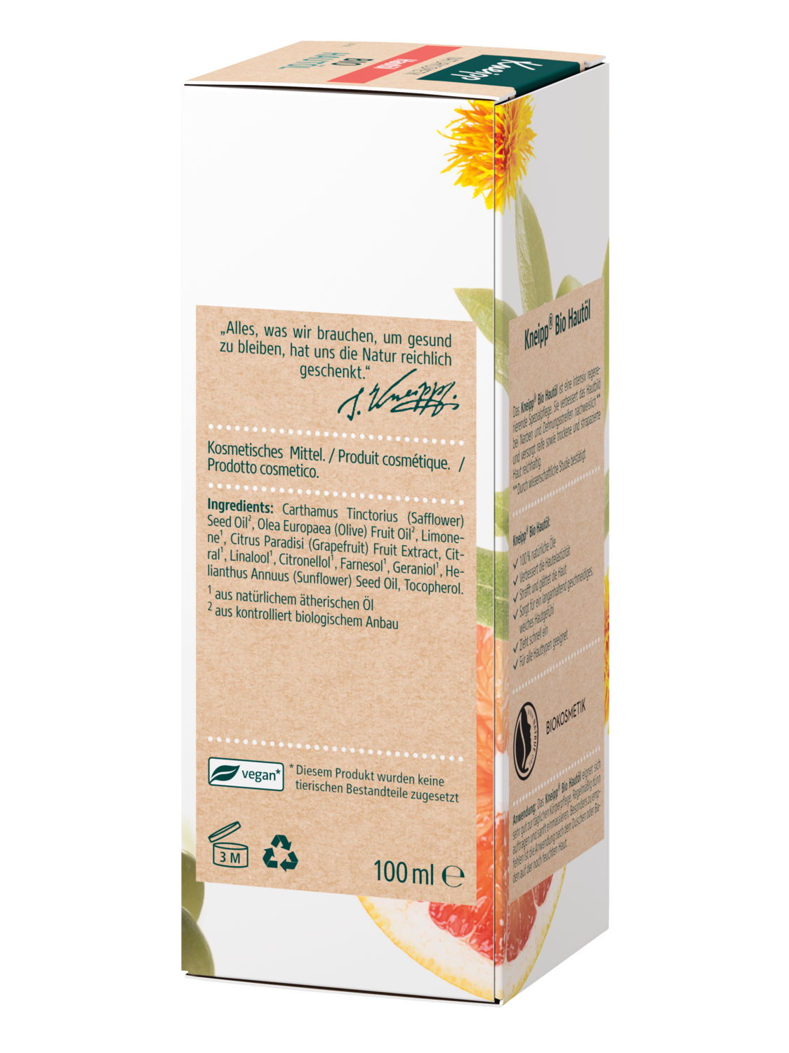 Bio Haut&ouml;l - Linke Ansicht