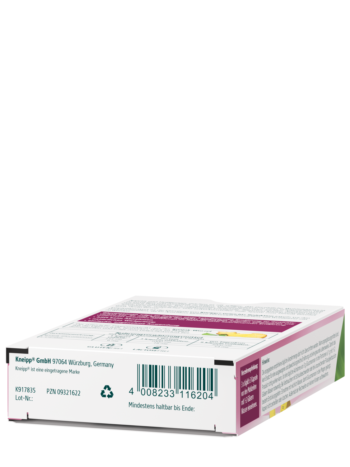 KNEIPP Gewichts Reduktion 400 Kapseln - product.imageview.bottom