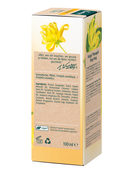 Massageöl Ylang-Ylang - Linke Ansicht