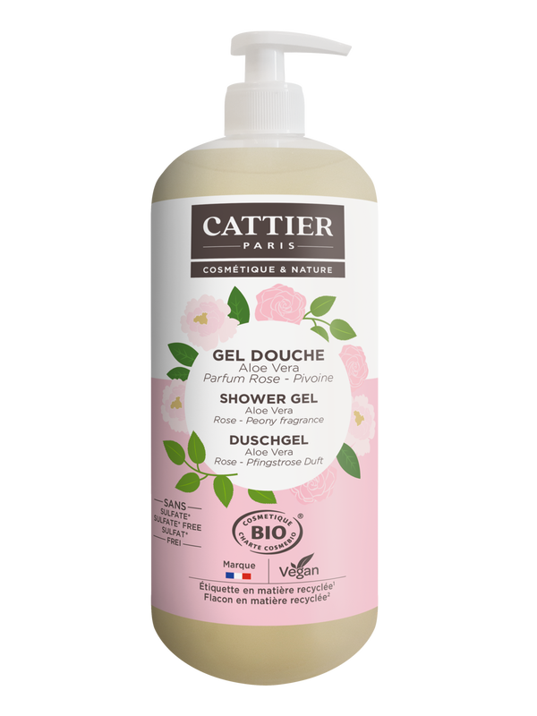 Duschgel Aloe Vera Rose-Pfingstrose Duft
