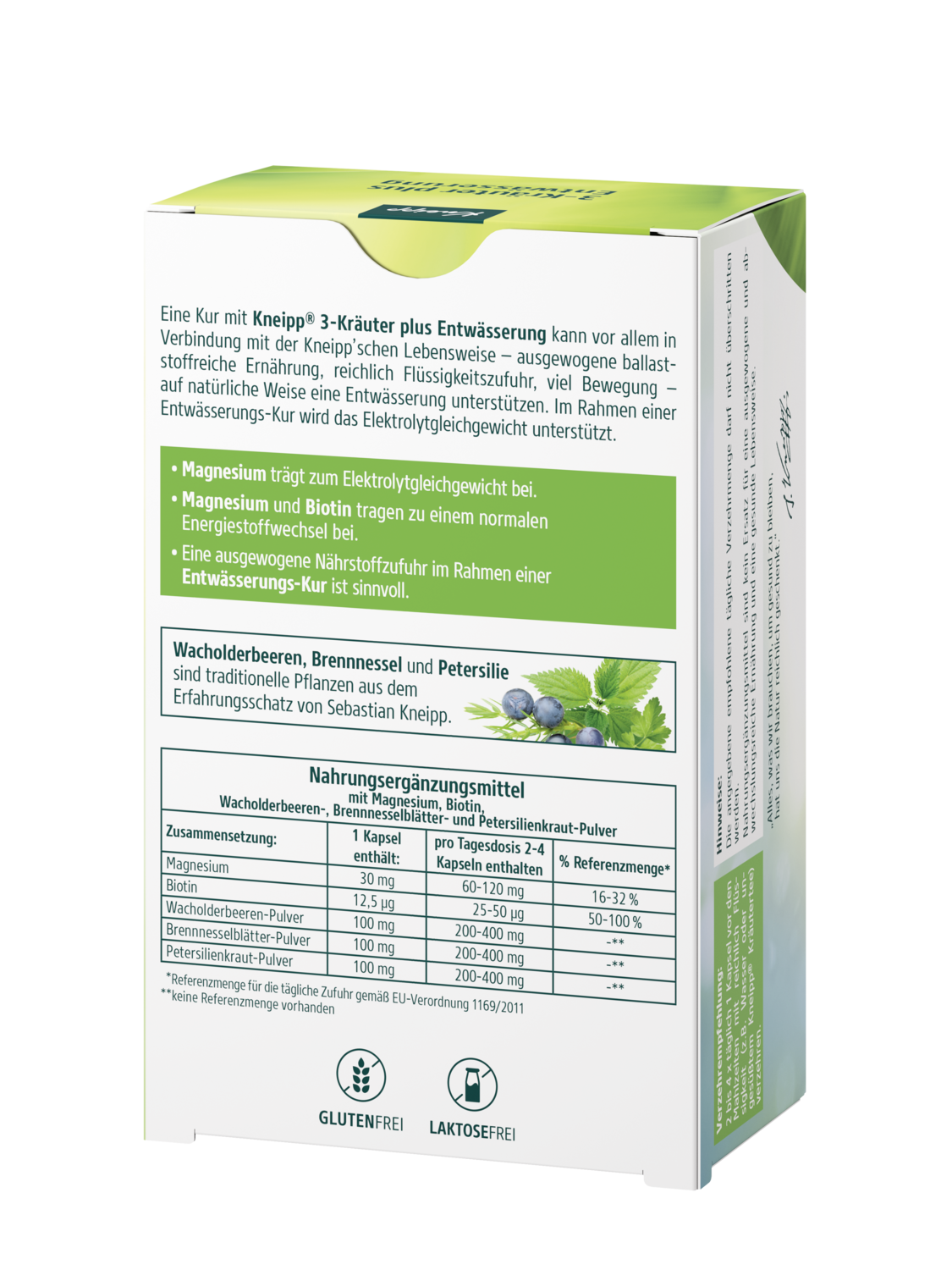 3-Kr&auml;uter plus Entw&auml;sserung - R&uuml;ckansicht