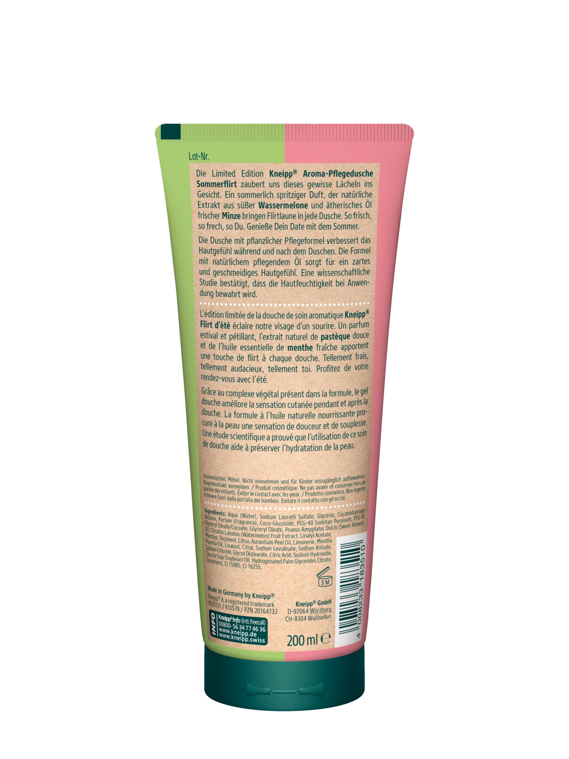 Aroma-Pflegedusche Sommerflirt - R&uuml;ckansicht