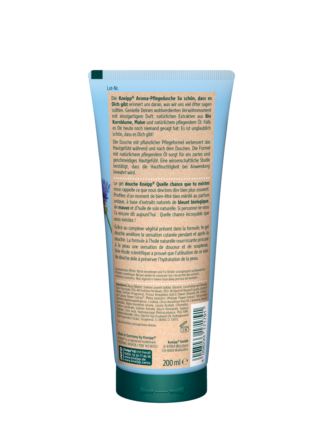 Aroma-Pflegedusche So sch&ouml;n, dass es Dich gibt - R&uuml;ckansicht