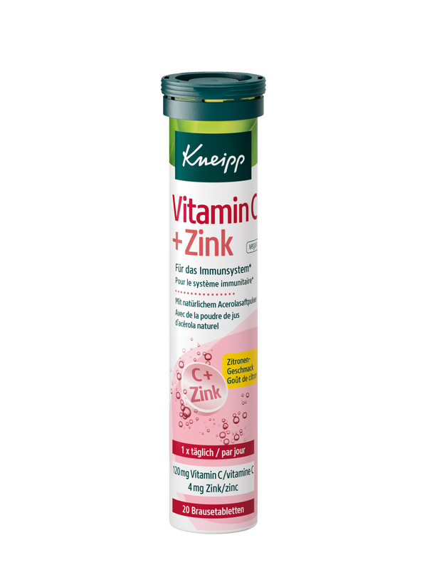 Vitamin C + Zink Brausetablette
