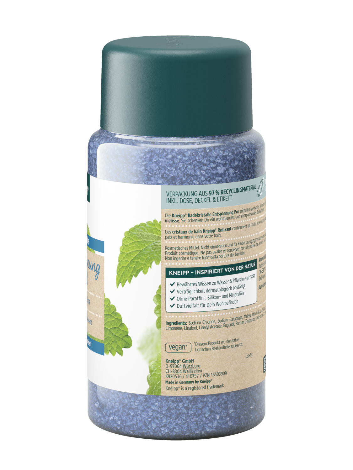 Badekristalle Entspannung Pur - Rechte Ansicht