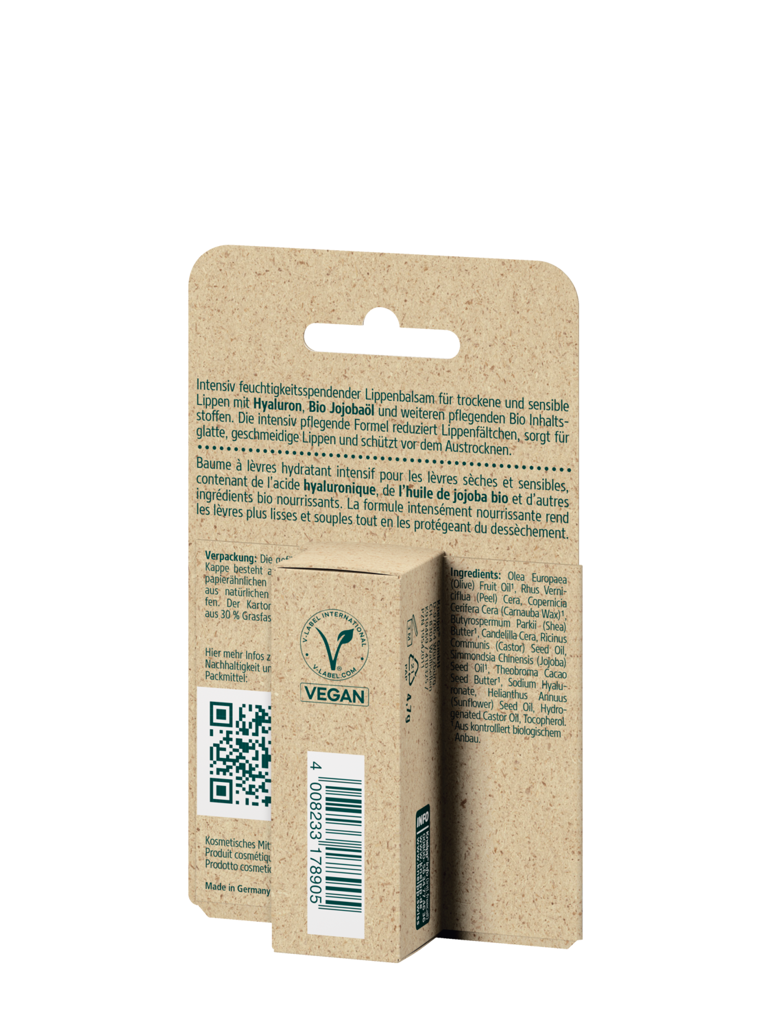 Lippenpflege Hyaluron - R&uuml;ckansicht