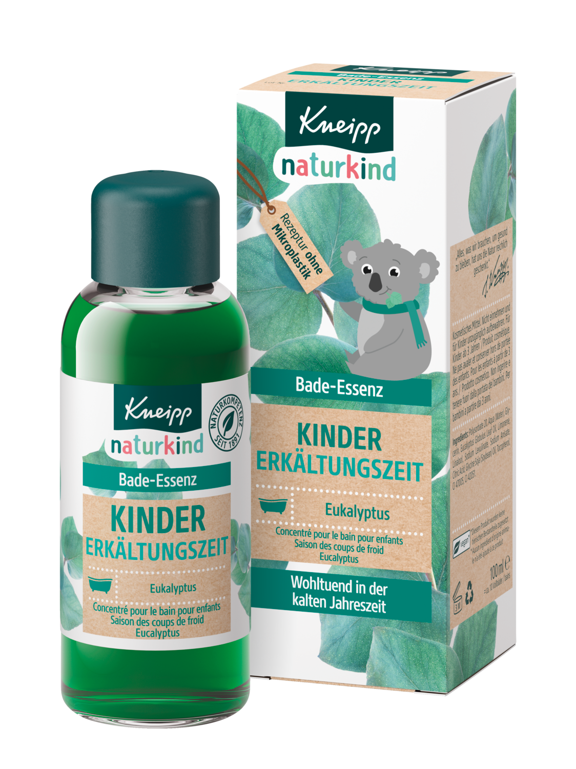 Naturkind Bade-Essenz Kinder Erk&auml;ltungszeit - Vorderansicht