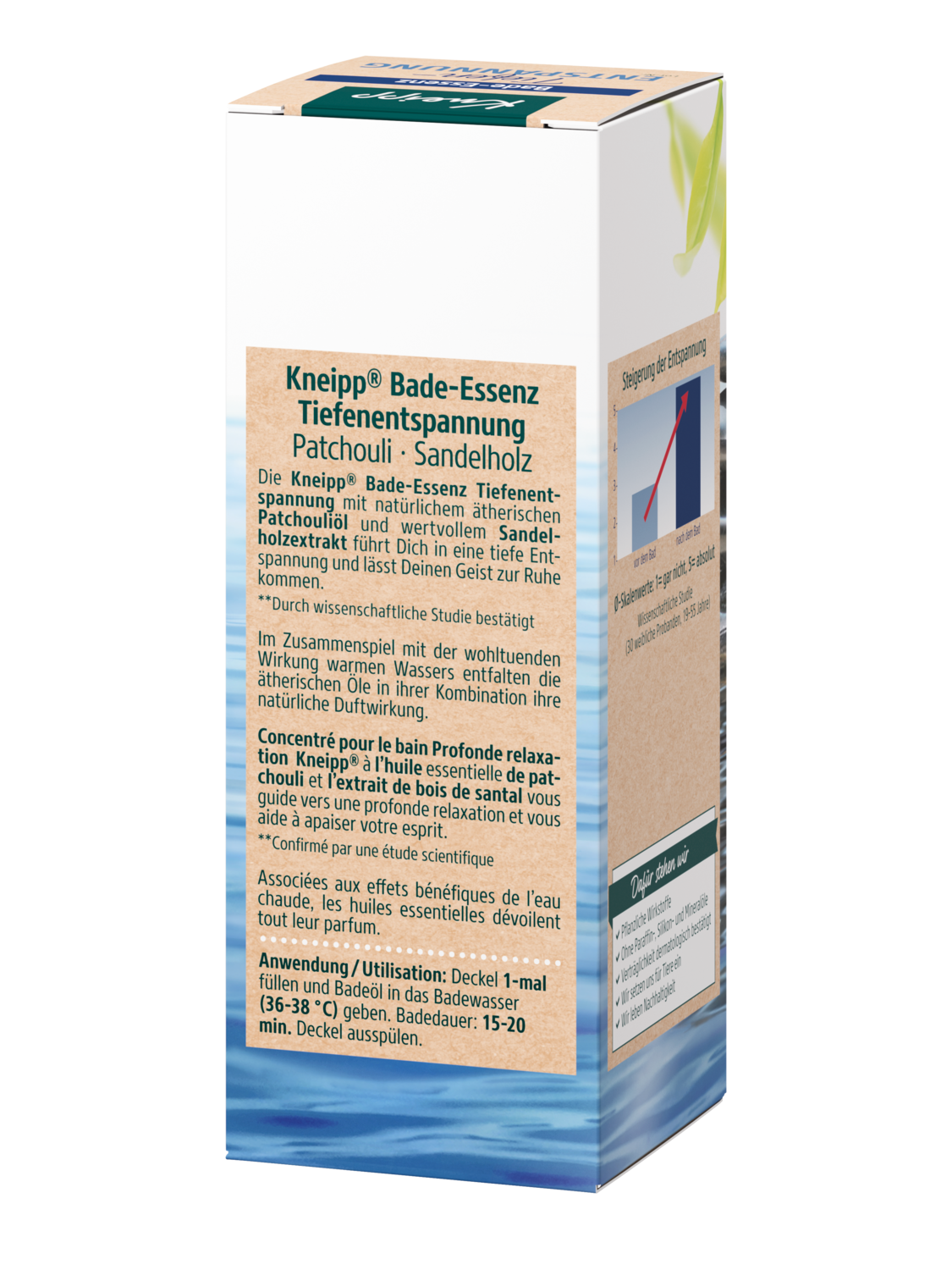 Kneipp Bade-Essenz Tiefenentspannung  - R&uuml;ckansicht