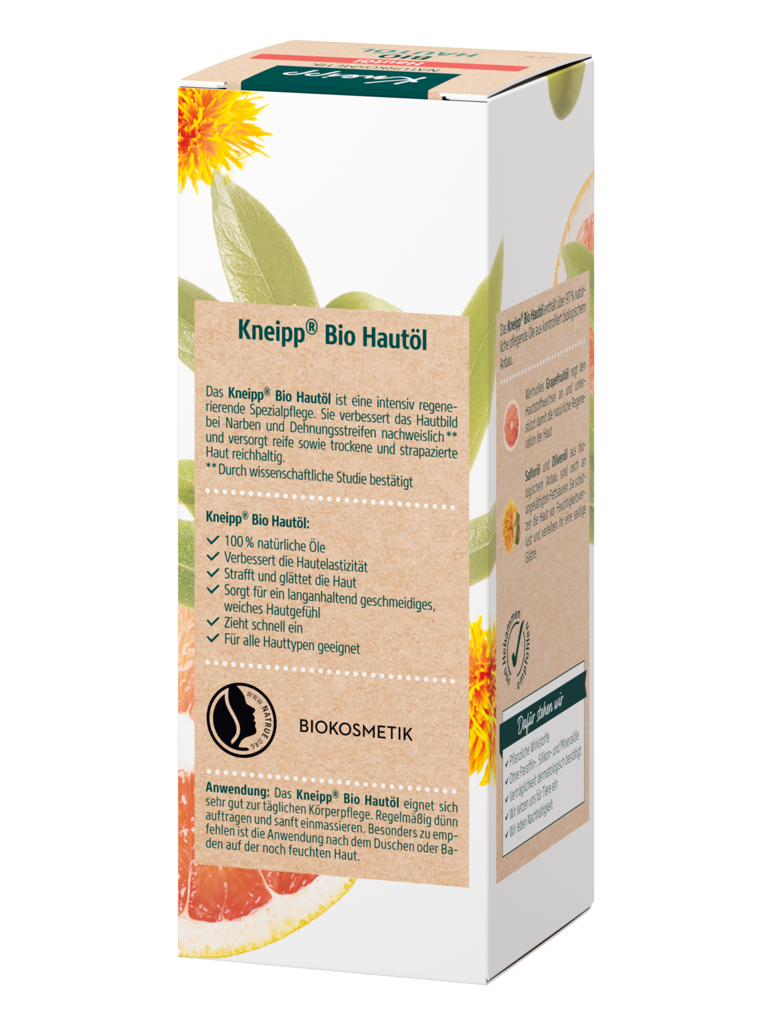 Bio Haut&ouml;l - R&uuml;ckansicht