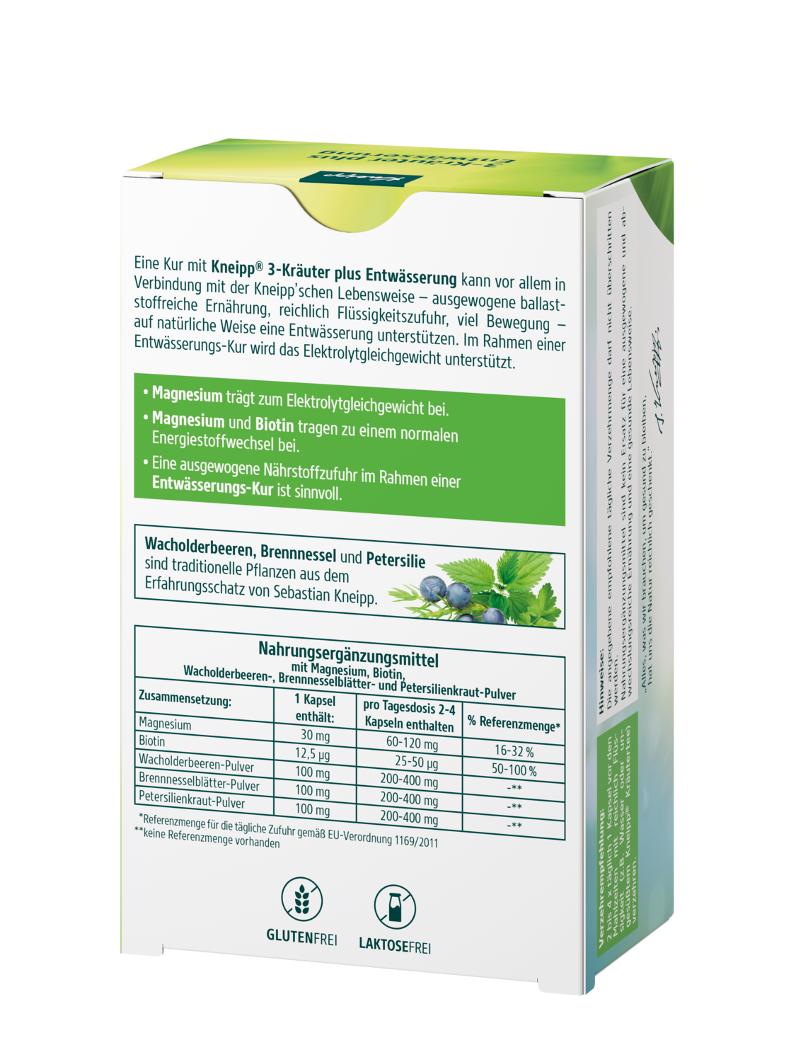 3-Kr&auml;uter plus Entw&auml;sserung - R&uuml;ckansicht