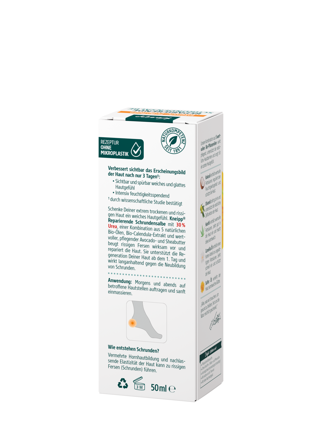 Reparierende Schrundensalbe - R&uuml;ckansicht