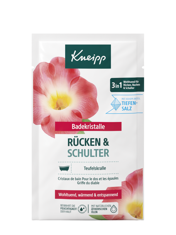 Badekristalle R&uuml;cken und Schulter