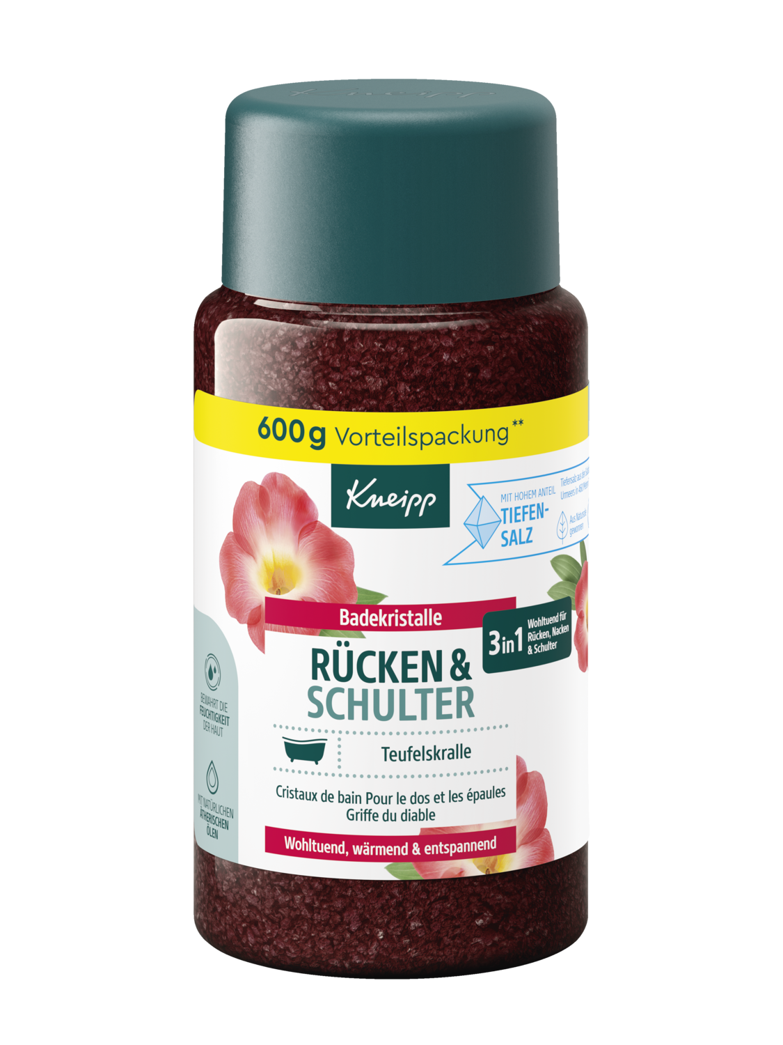 Badekristalle R&uuml;cken & Schulter - Vorderansicht