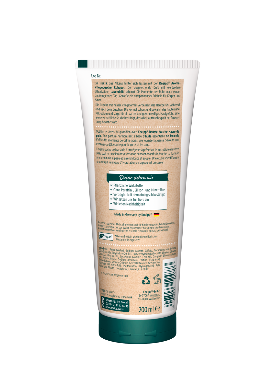 Aroma-Pflegedusche Ruhepol  - R&uuml;ckansicht