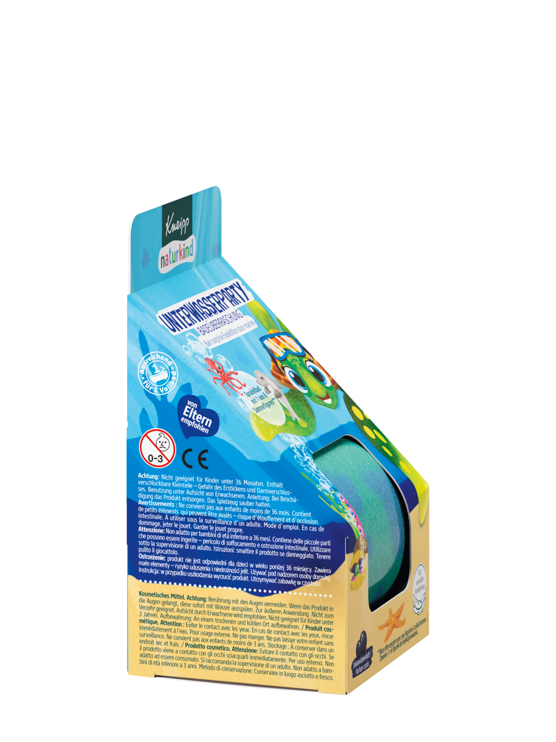 Naturkind Bade&uuml;berraschung Unterwasser Party - Rechte Ansicht