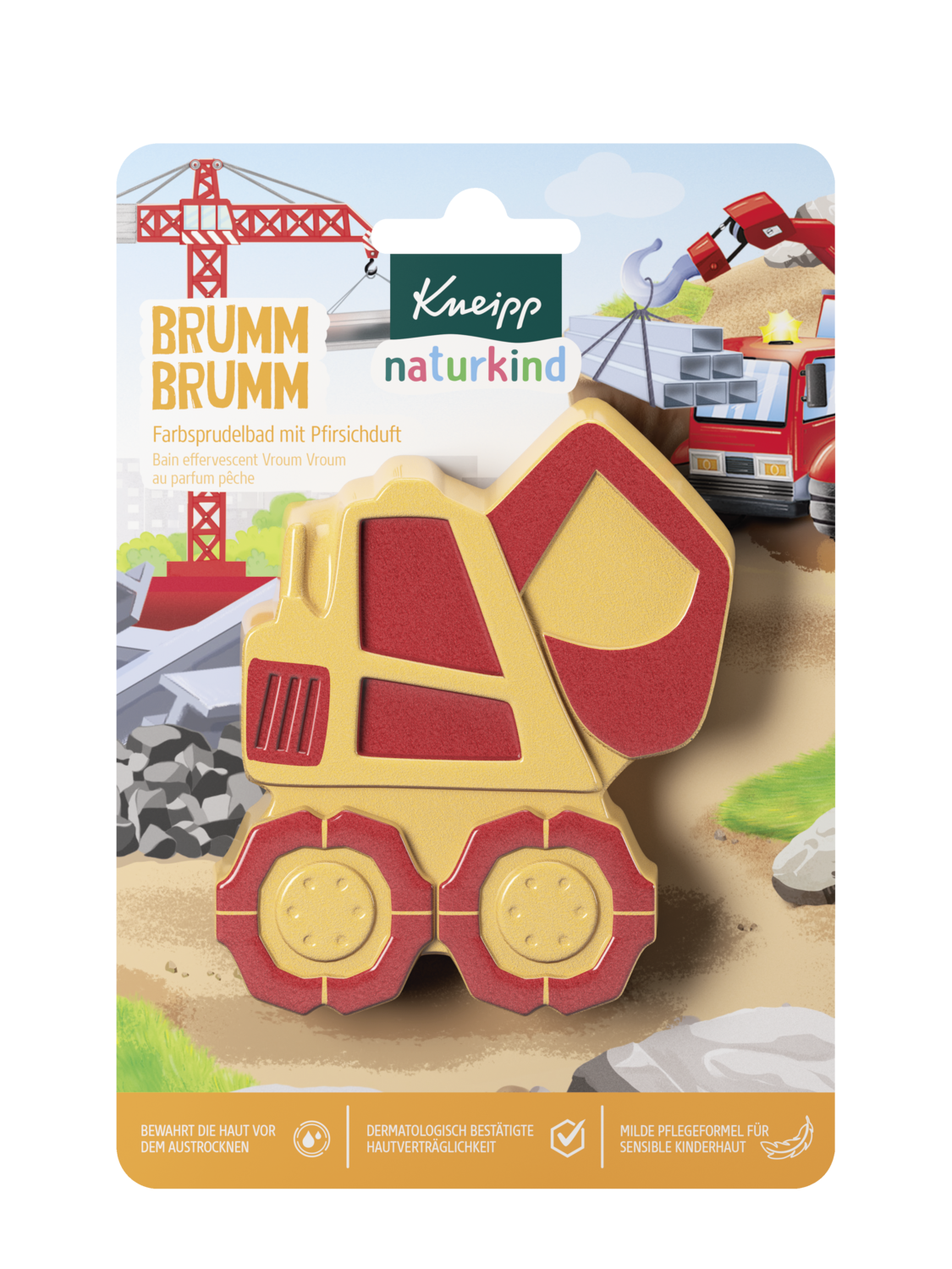 Naturkind Farbsprudelbad Brumm Brumm - Vorderansicht