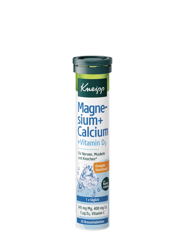 Magnesium + Calcium + D3 Brausetabletten