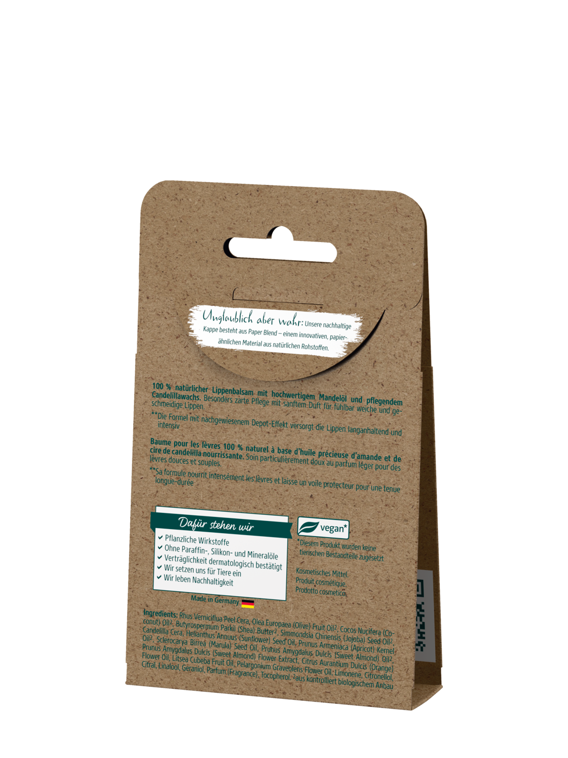 Lippenpflege Hautzart - R&uuml;ckansicht