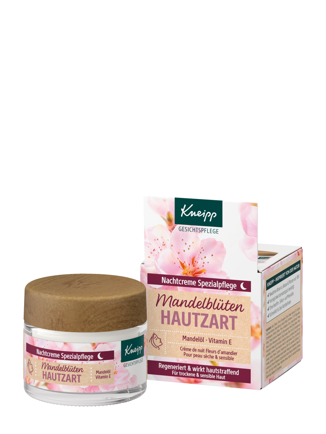Nachtcreme Mandelbl&uuml;ten Hautzart - Vorderansicht