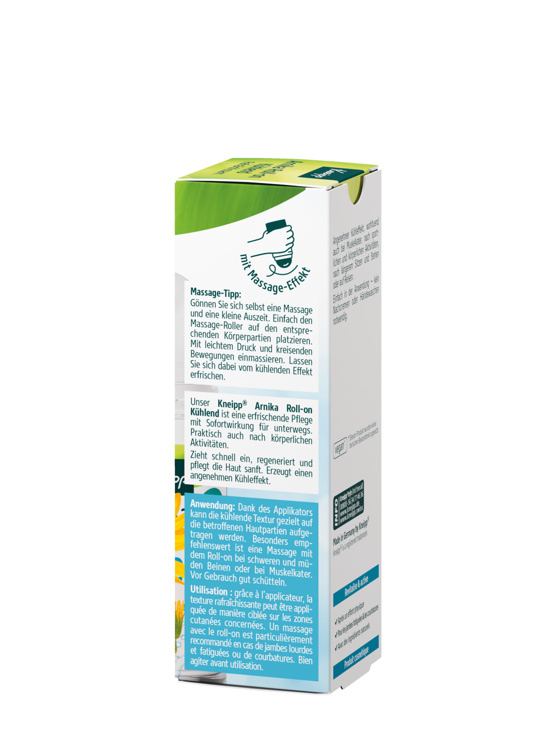 Arnika Roll-on K&uuml;hlend - Linke Ansicht