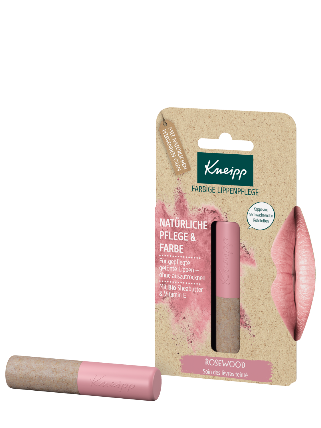 Farbige Lippenpflege Rosewood - Vorderansicht