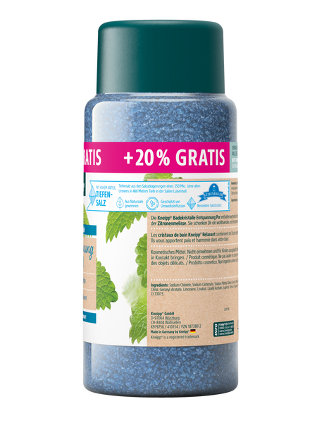 Badekristalle Entspannung Pur + 20% gratis - Rechte Ansicht