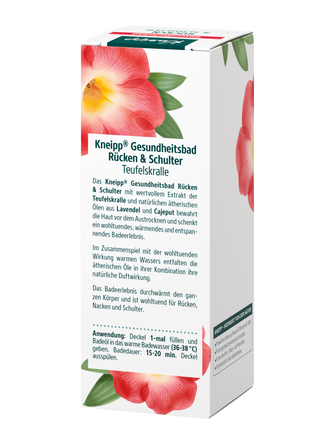 Gesundheitsbad R&uuml;cken & Schulter - R&uuml;ckansicht