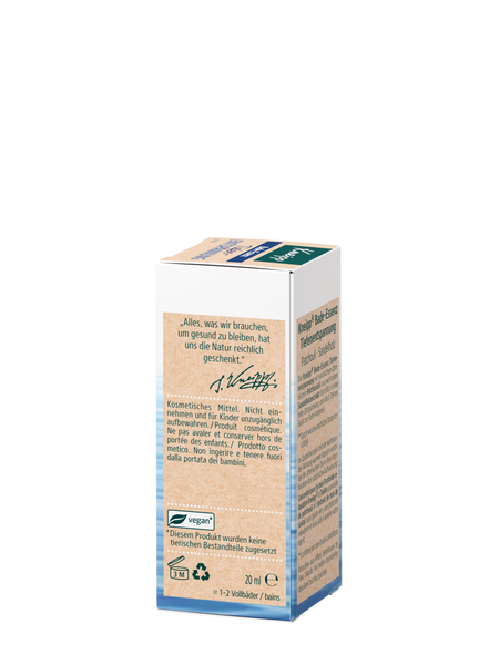 Bade-Essenz Tiefenentspannung - Linke Ansicht