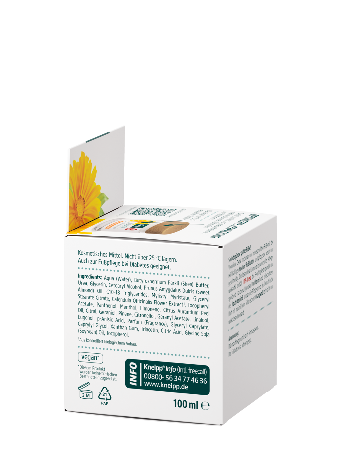 Regenerierende Fu&szlig;butter - Linke Ansicht