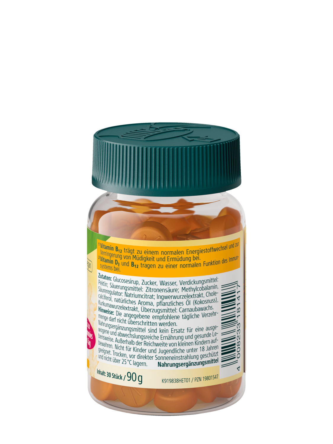 D3 + B12 Gummies - Rechte Ansicht