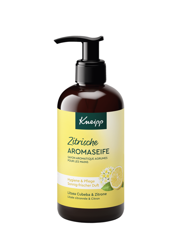 Zitrische Aromaseife Litsea Cubeba & Zitrone