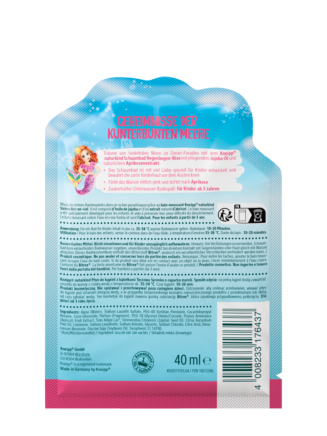 Naturkind Schaumbad Regenbogen-Nixe - product.imageview.details