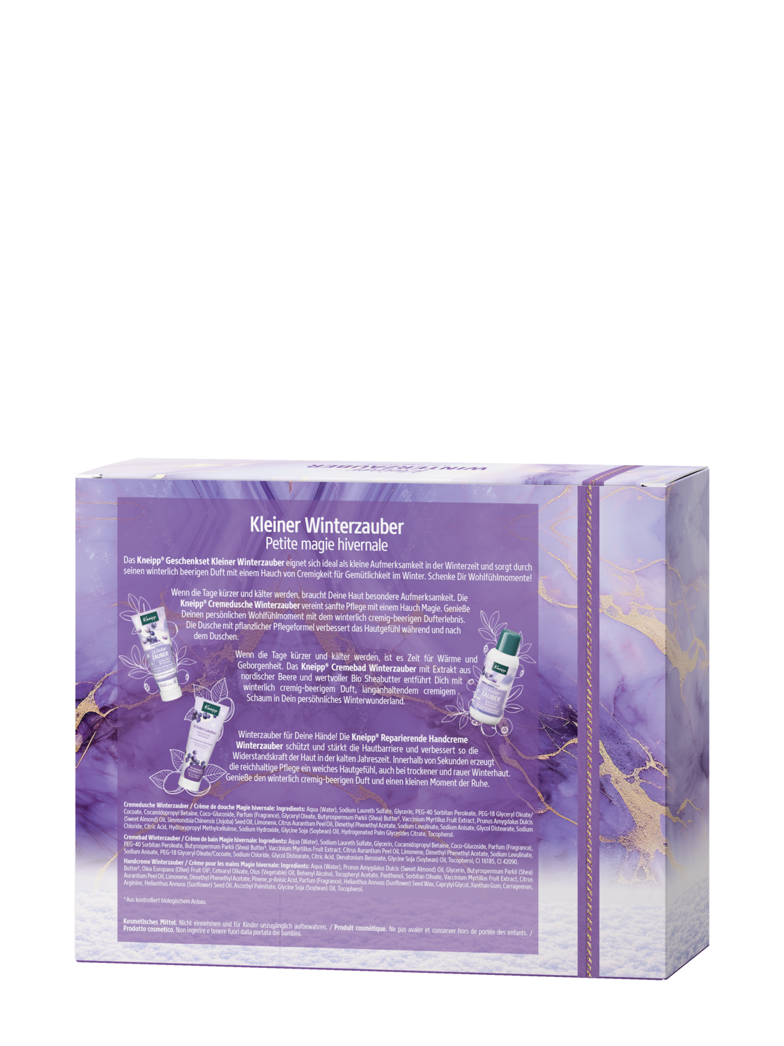 Geschenkset Kleiner Winterzauber - R&uuml;ckansicht