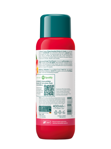 Aroma-Pflegeschaumbad Rücken & Schulter - Rückansicht