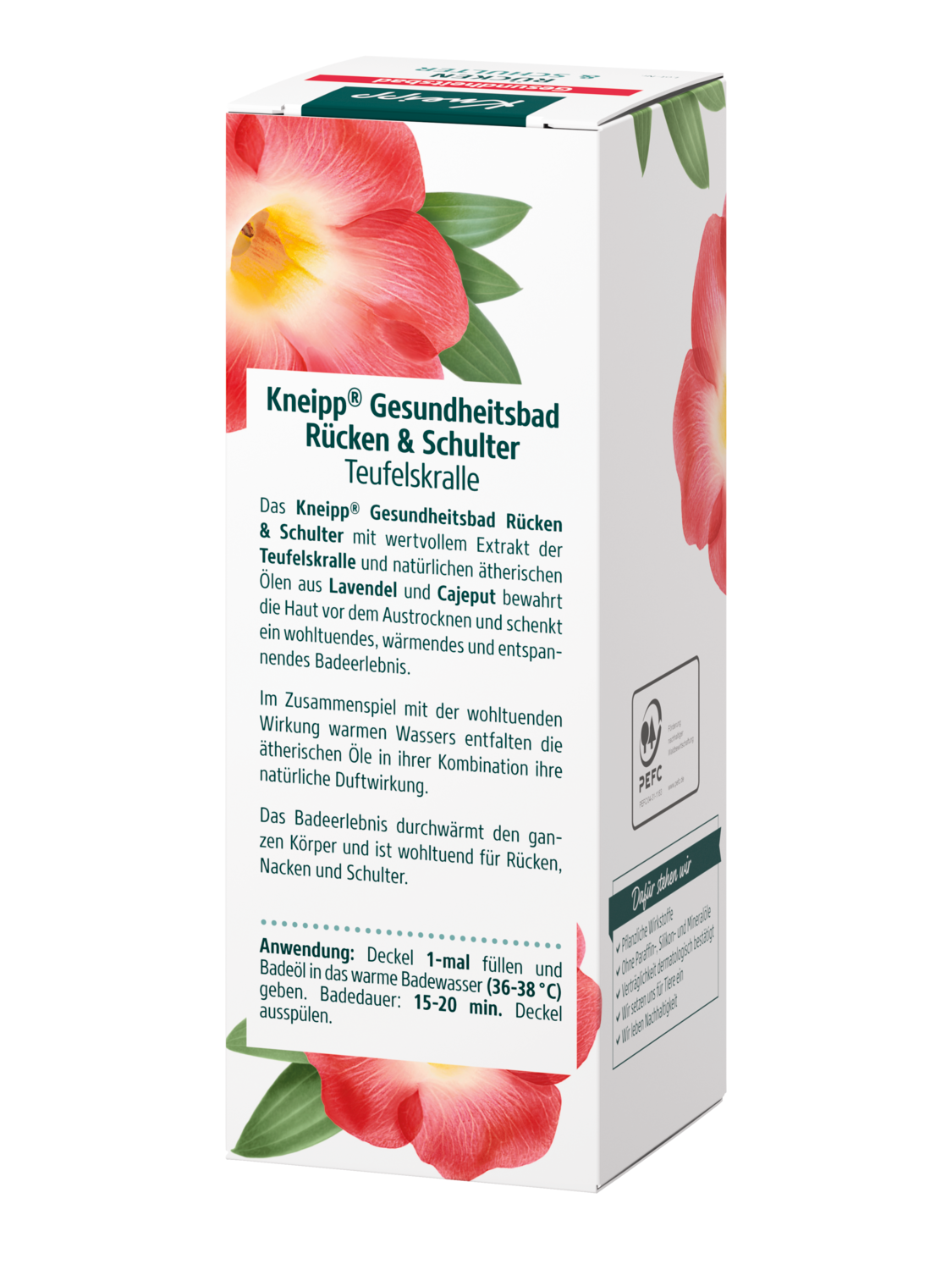 Gesundheitsbad R&uuml;cken & Schulter - R&uuml;ckansicht