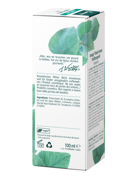 Bade-Essenz Erkältungszeit - Linke Ansicht