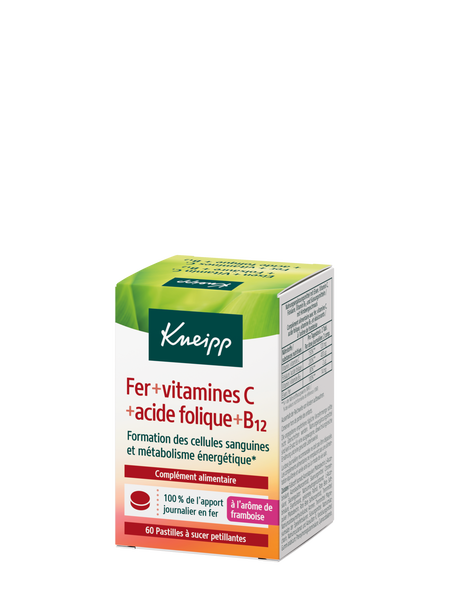 Eisen + Vitamin C + Folsäure + B12 - Rückansicht